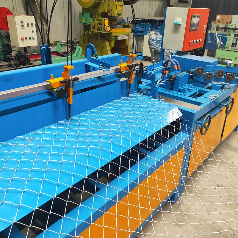 China Factory Fully Automatic And Semi Automatic Chain Link Fence Making Machine With Certificate