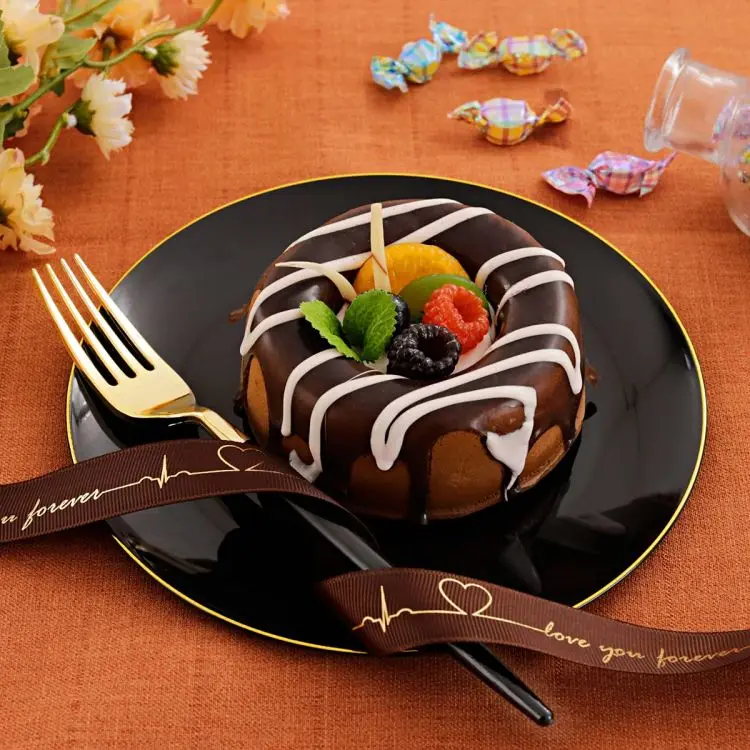 White Personal Plate Sets Rim Gold For, Restaurants Porcelain Dinnerware+set Plastic Luxury Bone China Party Custom Size 150