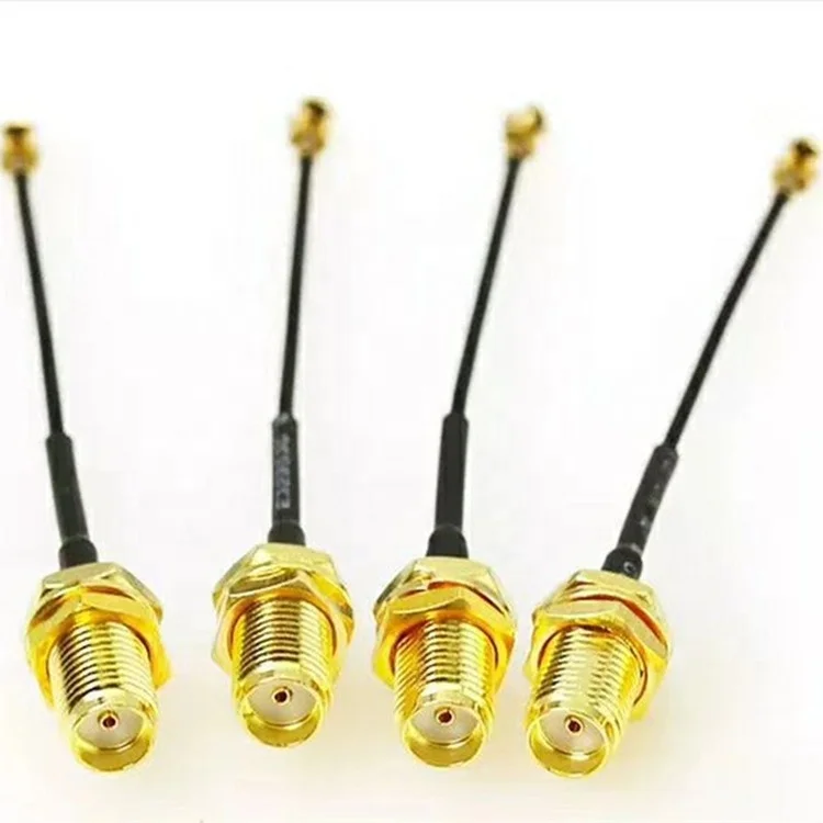 wholesale Free Custom Made 1.13 mm Pigtail Cable SMA Female to U.fl  With Core