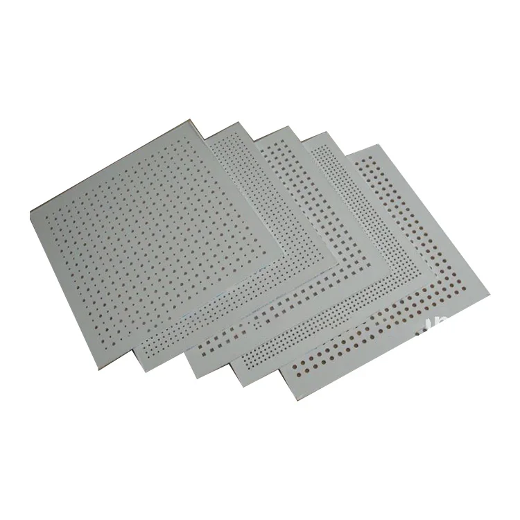 
Quality Sound-Insulation Round Hole Acoustic Perforated Drywall Gypsum Board 