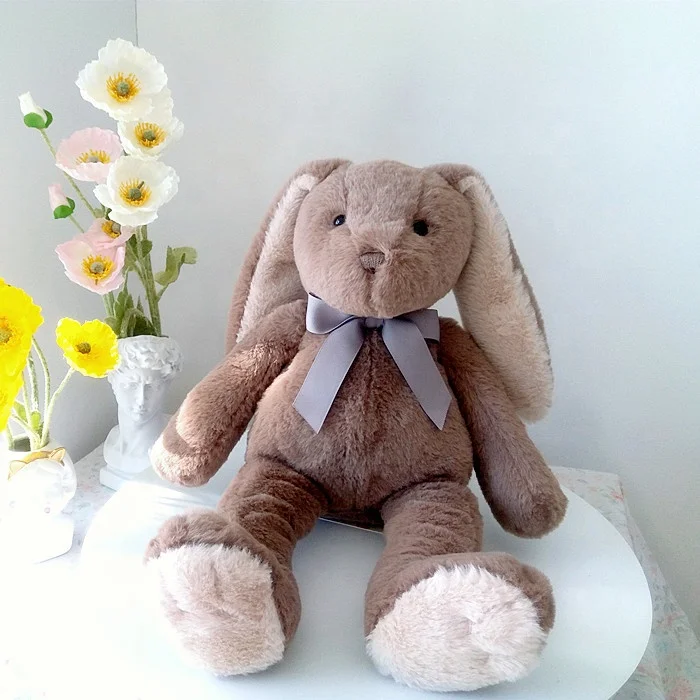 Cute stuffed doll soft toys long ears easter decoration plush bunny rabbit