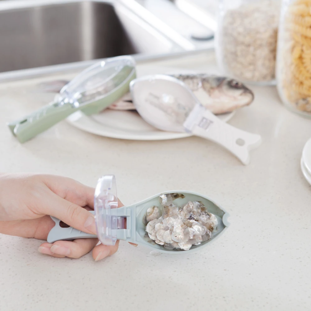 Amazon Top 10 Kitchen Gadgets Fish Scale Scraper, Eco-Friendly Kitchen Helper Fish Skin Remover