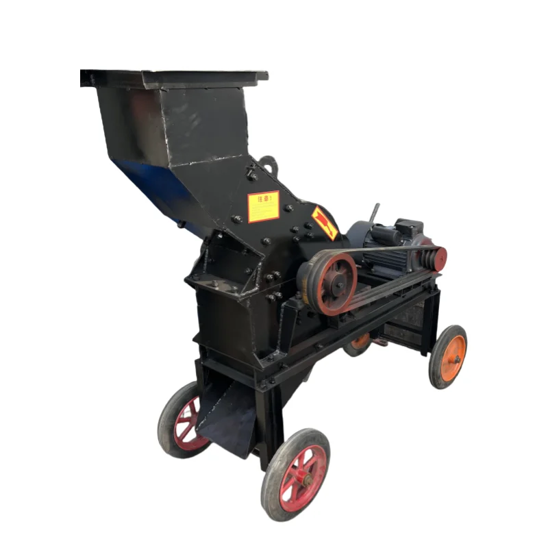Multi functional mobile hammer crusher is easy to operate and can crush small particles with adjustable particle size