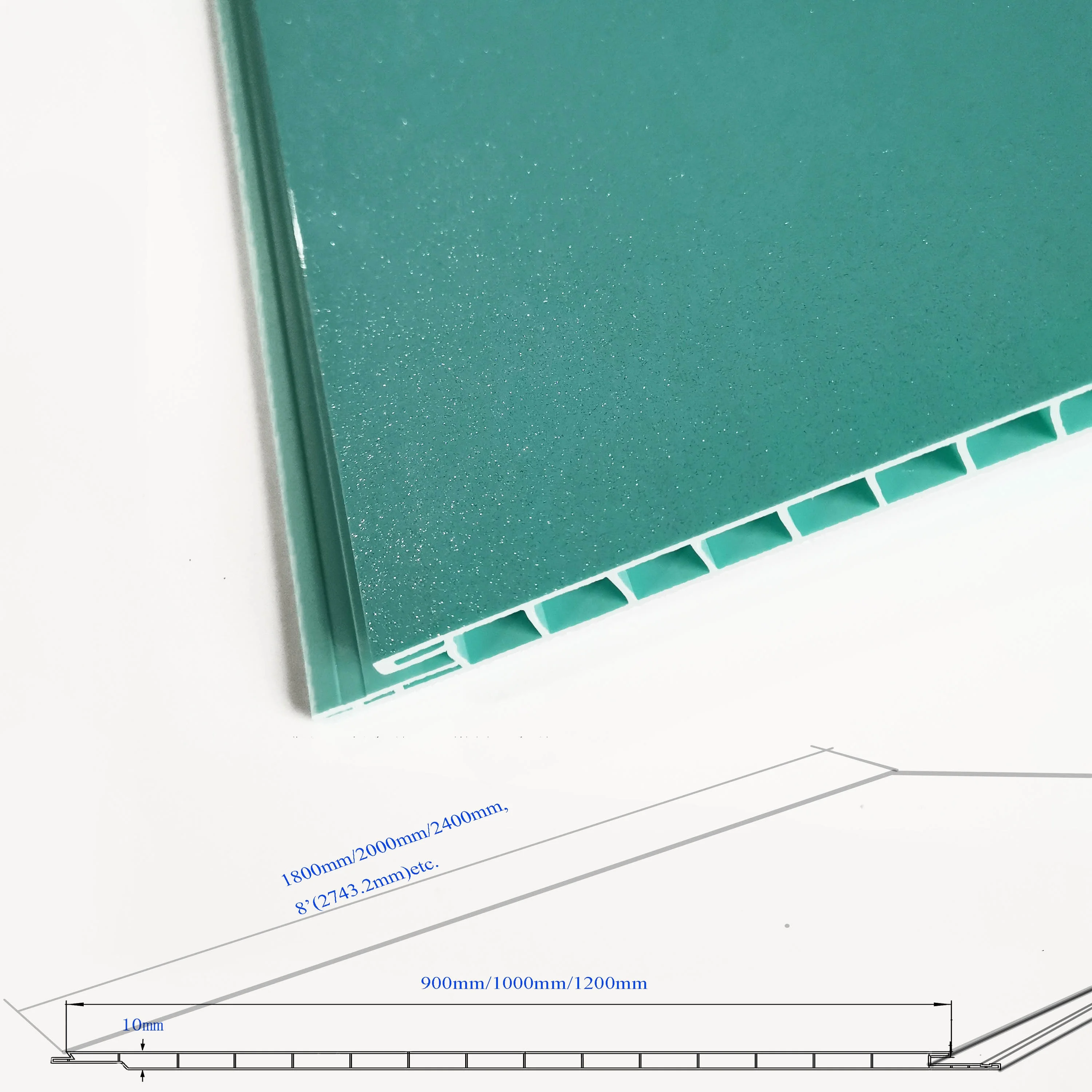 1m wide pvc cladding popular in U.K. for interior wall decoration