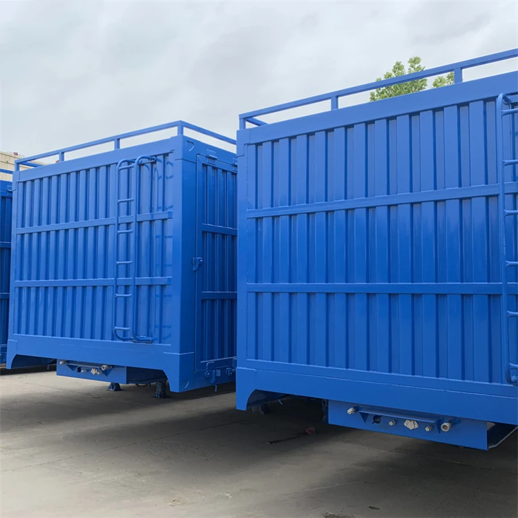 Made In China Stake Semi Trailer Logistics Transportation Flatbed Semi Trailer