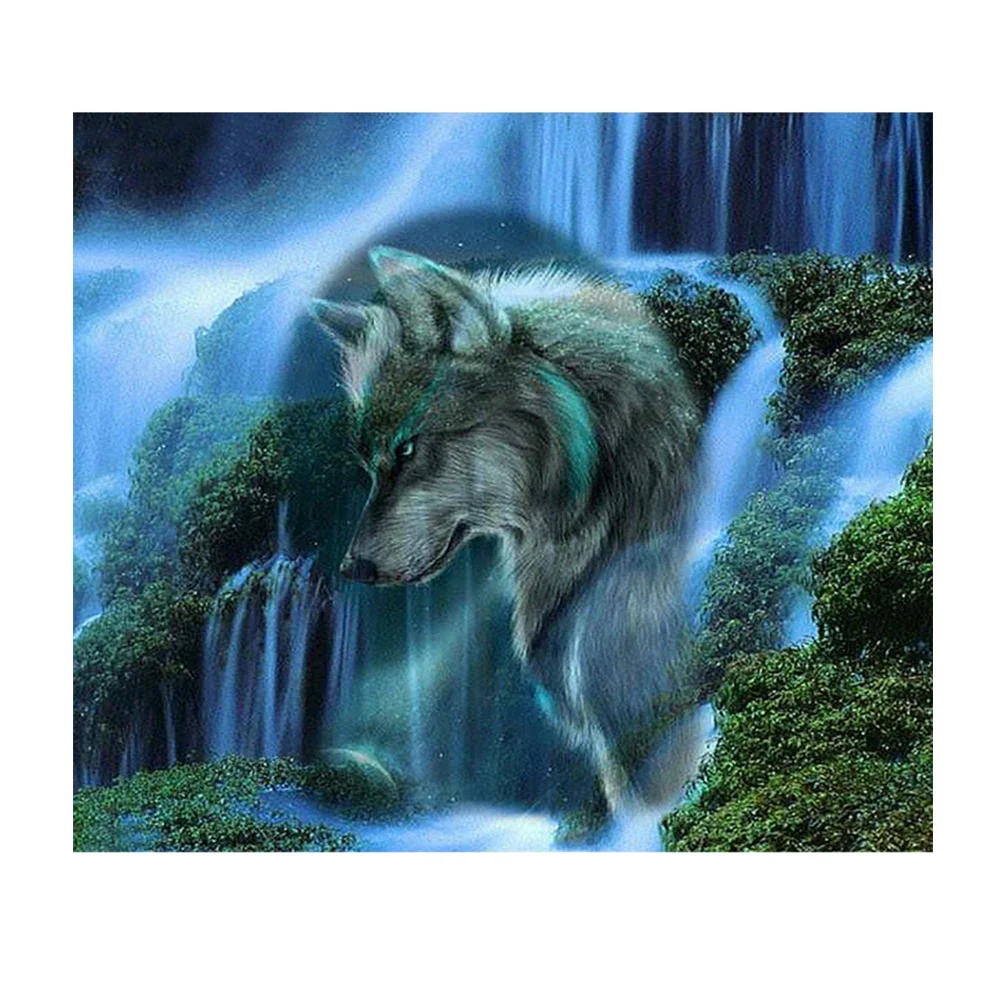 5D Diamond Painting kit wolf Home Decor diamond mosaic Picture handmade painting canvas paintings for sale canvas wall art