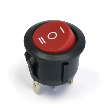 Мини Круглый тумблер SC777 3 штыря Кулисные вкл/выкл 12a 125v 250v для лампа для чтения