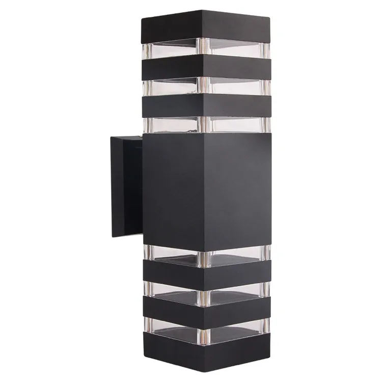  Modern Aluminum E27 LED Wall Lamps Outdoor Lighting Up And Down