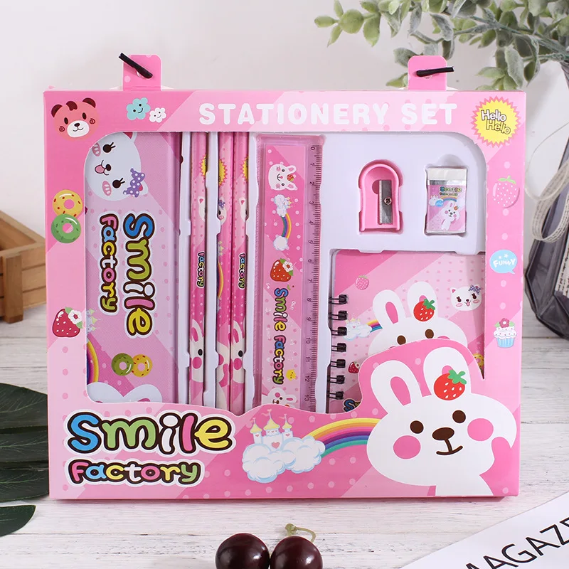 Stationery Set for Children Primary School Students Gift, Study Supplies Set