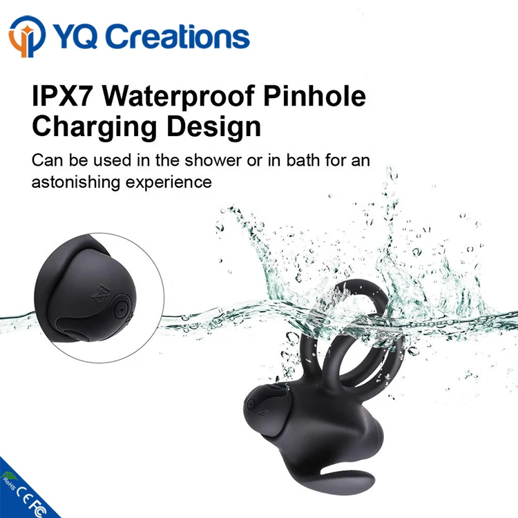 High Quality Waterproof Wireless Remote Control Physically Cure Premature Ejaculation Man Penis Ring Vibrator