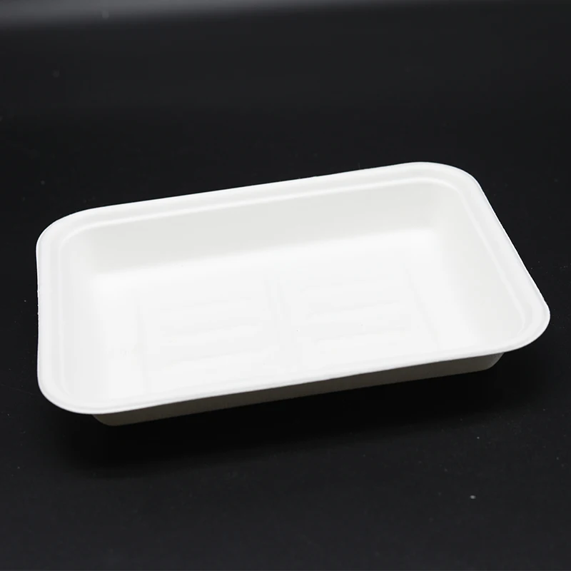 
Square Tableware Dinner Plates 100% Natural Eco-friendly Biodegradable Customized-size Sugarcane Bagasse Disposable 