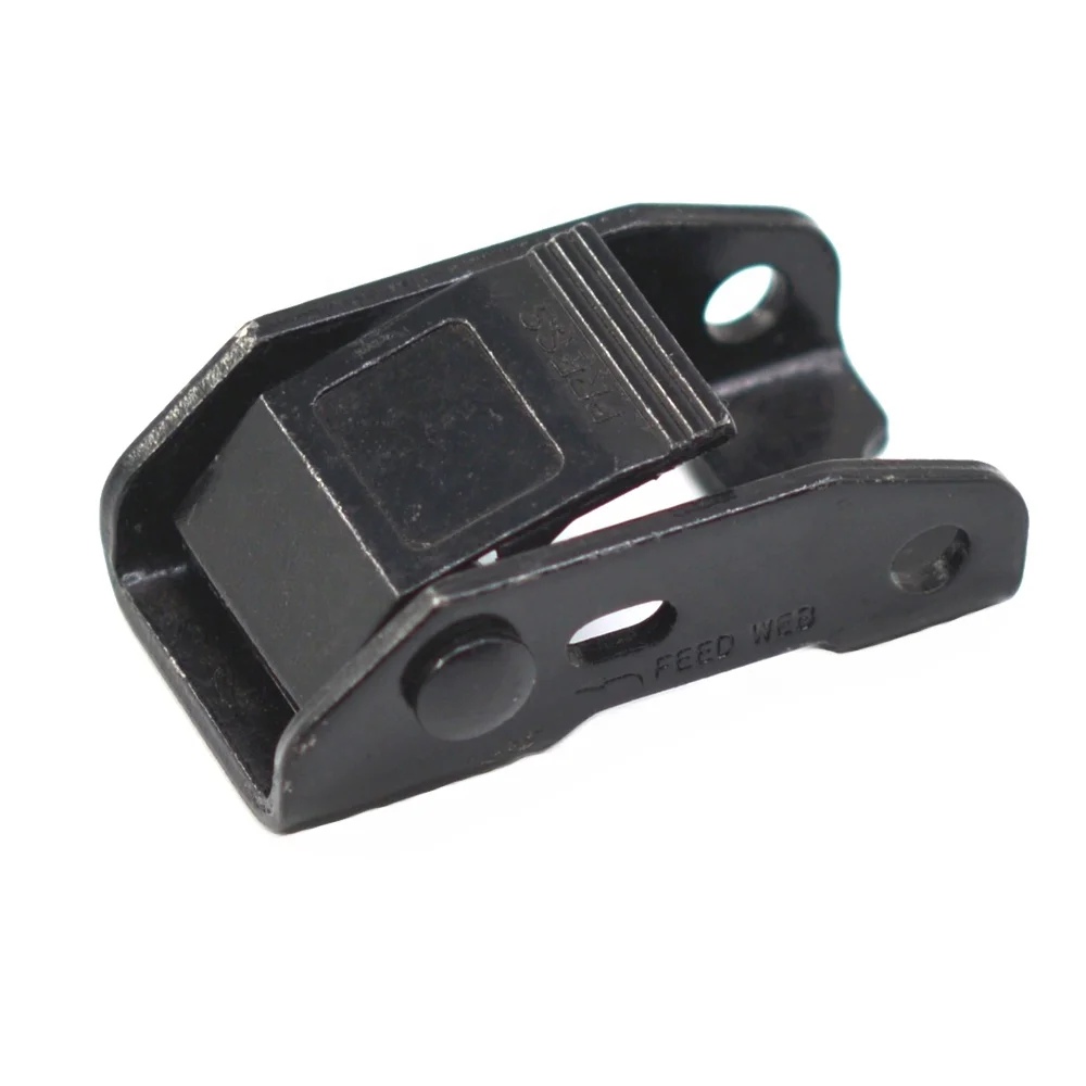 1 inch 25mm heavy duty black metal belt buckle for strap