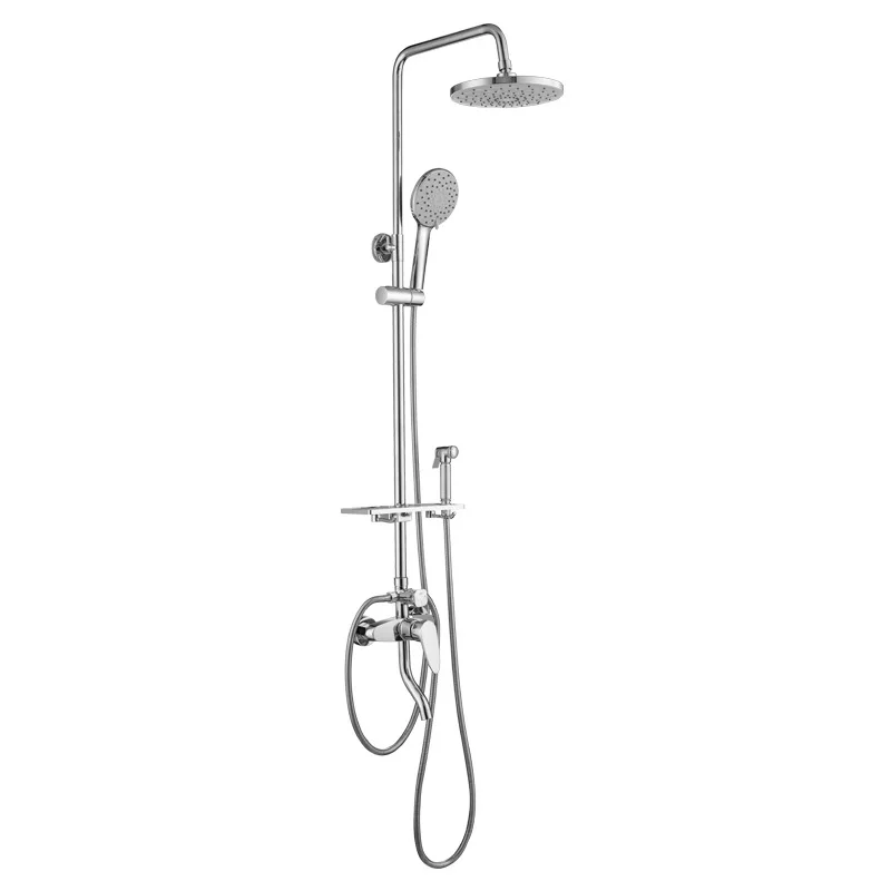 Toilet Multifunctional Shower Set Household Hot and Cold All Copper Faucet Shower Rain Pressurized Nozzle