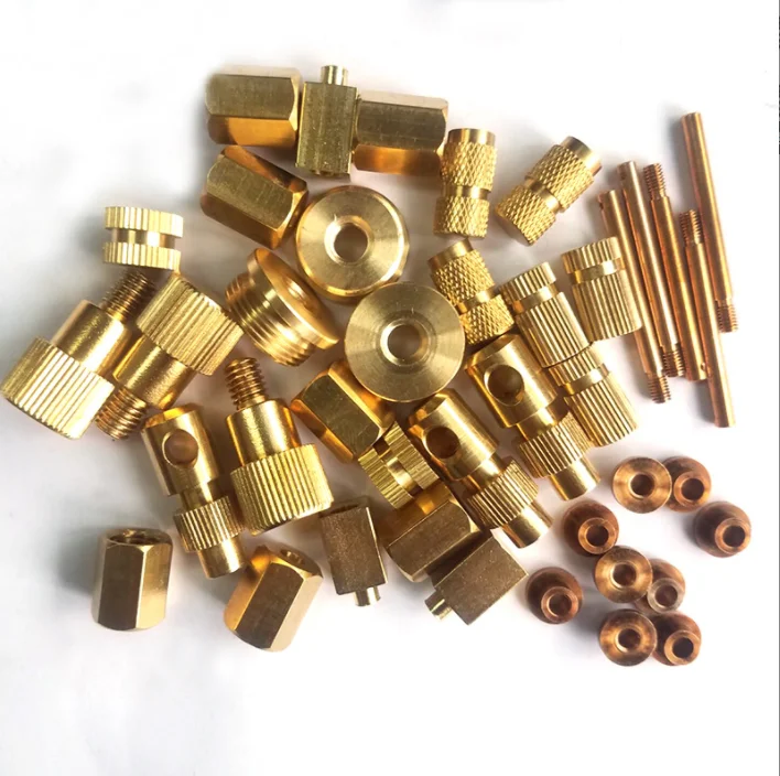 Customized  cnc machining turning calibration brass/copper car spare parts machine replacement components C3450 C2600