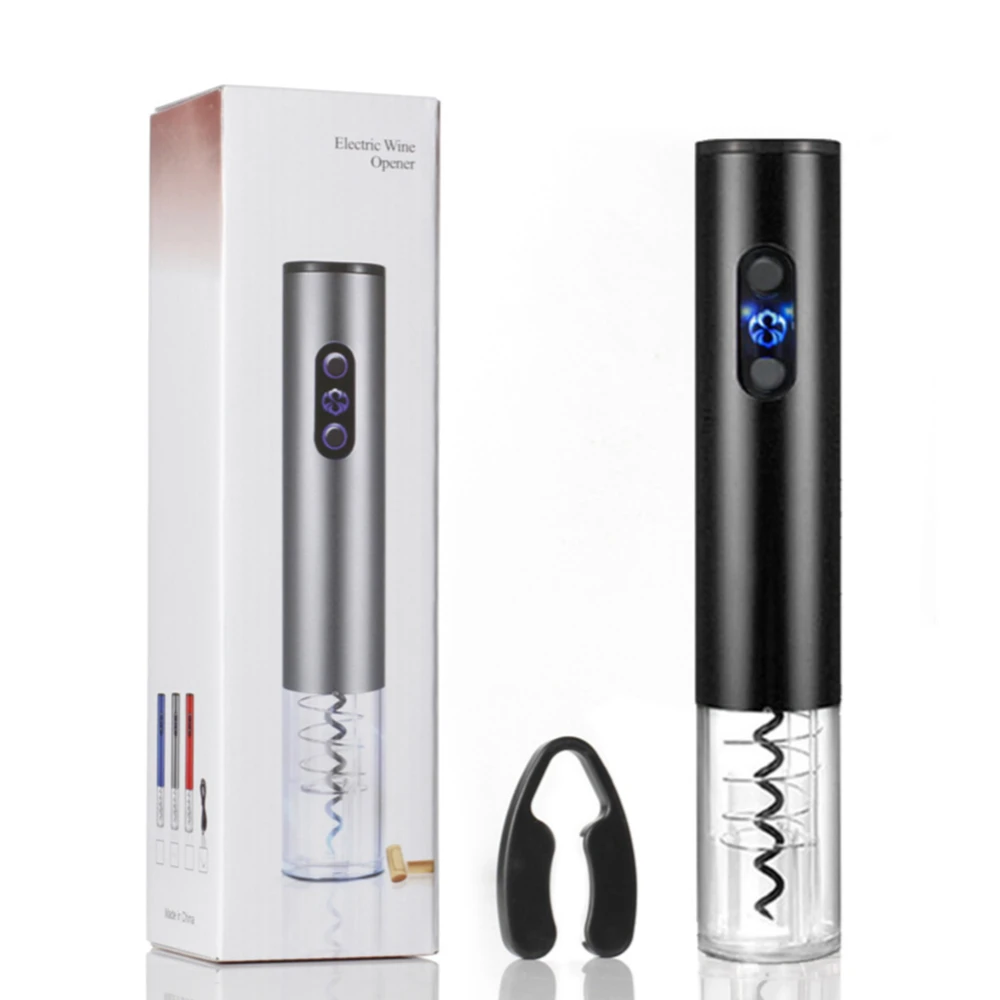 Shtone электрическая открывалка для бутылок с фольга резак Электрический штопор комплект Аккумуляторный автоматический открывалка для бутылок, заряжающаяся от usb-дисплея подставка EO-001