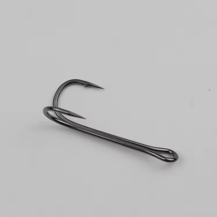 Langsheng  Double Fishing Hook 8#-3/0# Wholesale Long Shank Frog Fishing Hook