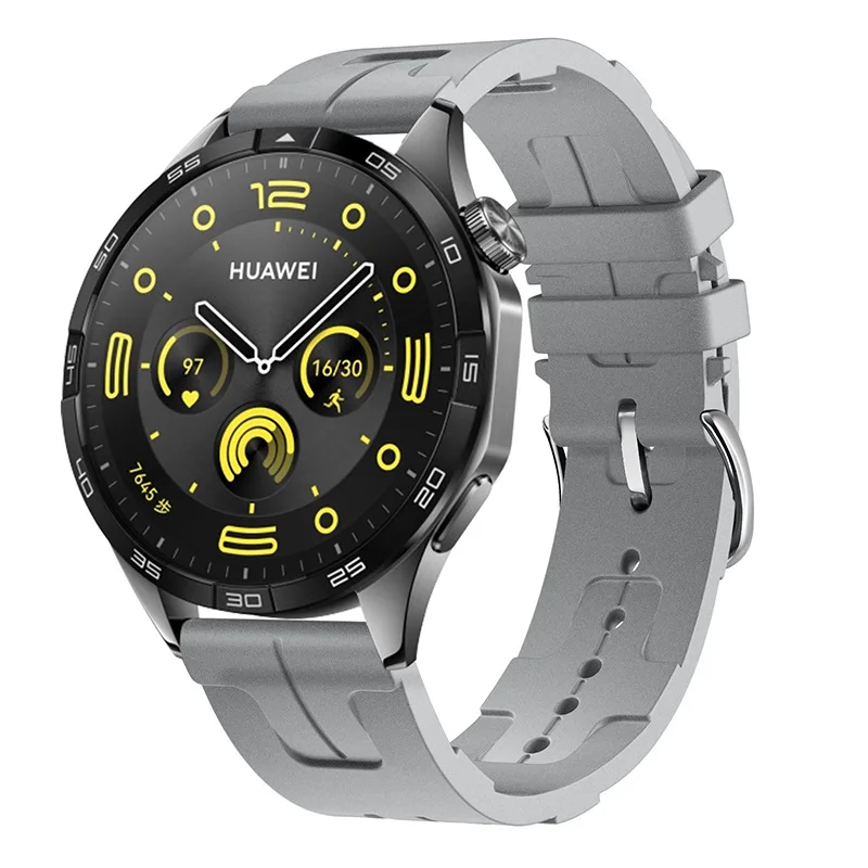 20MM 22MM Silicone Strap For Huawei Watch GT4 46MM Replacement Strap Smartwatch Wristband For Huawei GT2 GT3 Watch4/3 Bracelet