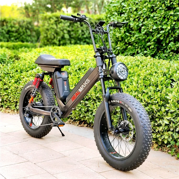 REALMAXS Hot sale 20 inch electric bicycle rear drive 1000w electric city bike electric bike cheap city electric fat bike