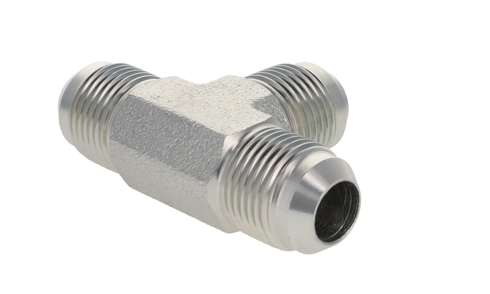 Factory Wholesale 2603 Series Carbon Stainless Steel Male JIC 37 deg Flare Tee Fitting Forged Hydraulic Hose Adapters