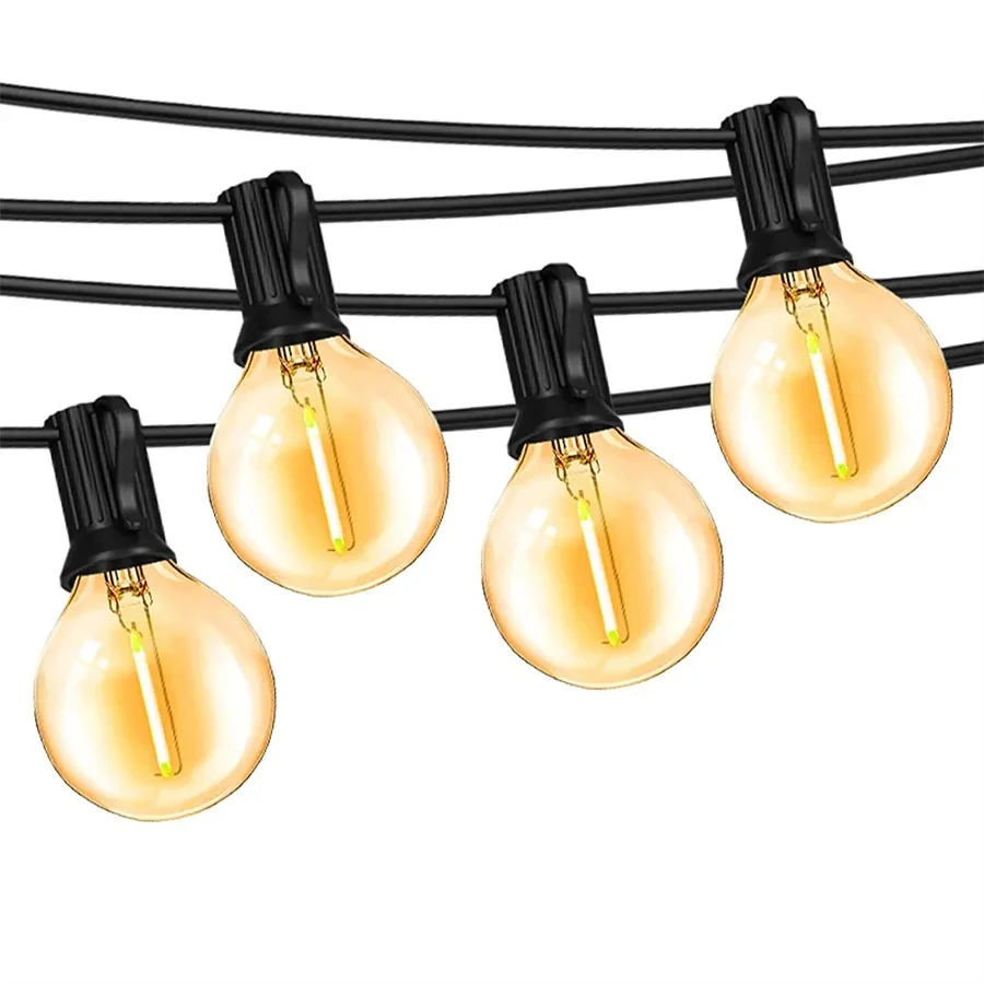 Decorative Solar String Lights Outdoor Waterproof For Garden Wedding Solar Globe Led String Light