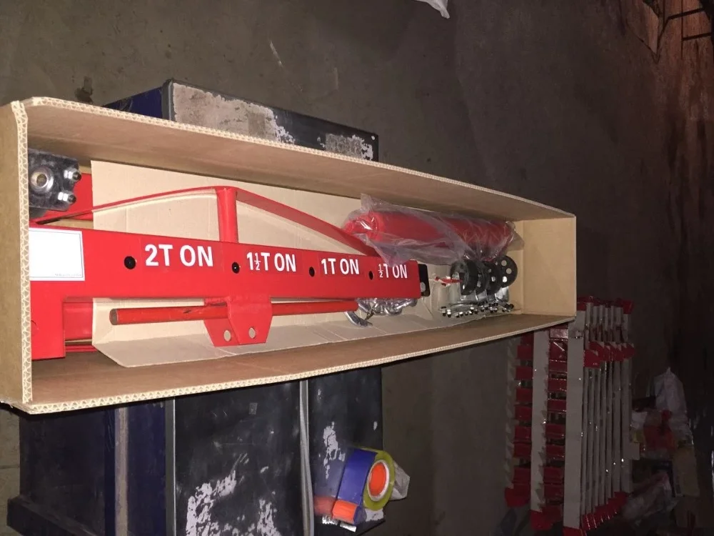 2ton 1 ton heavy duty foldable hydraulic lifter small shop crane jack for engine