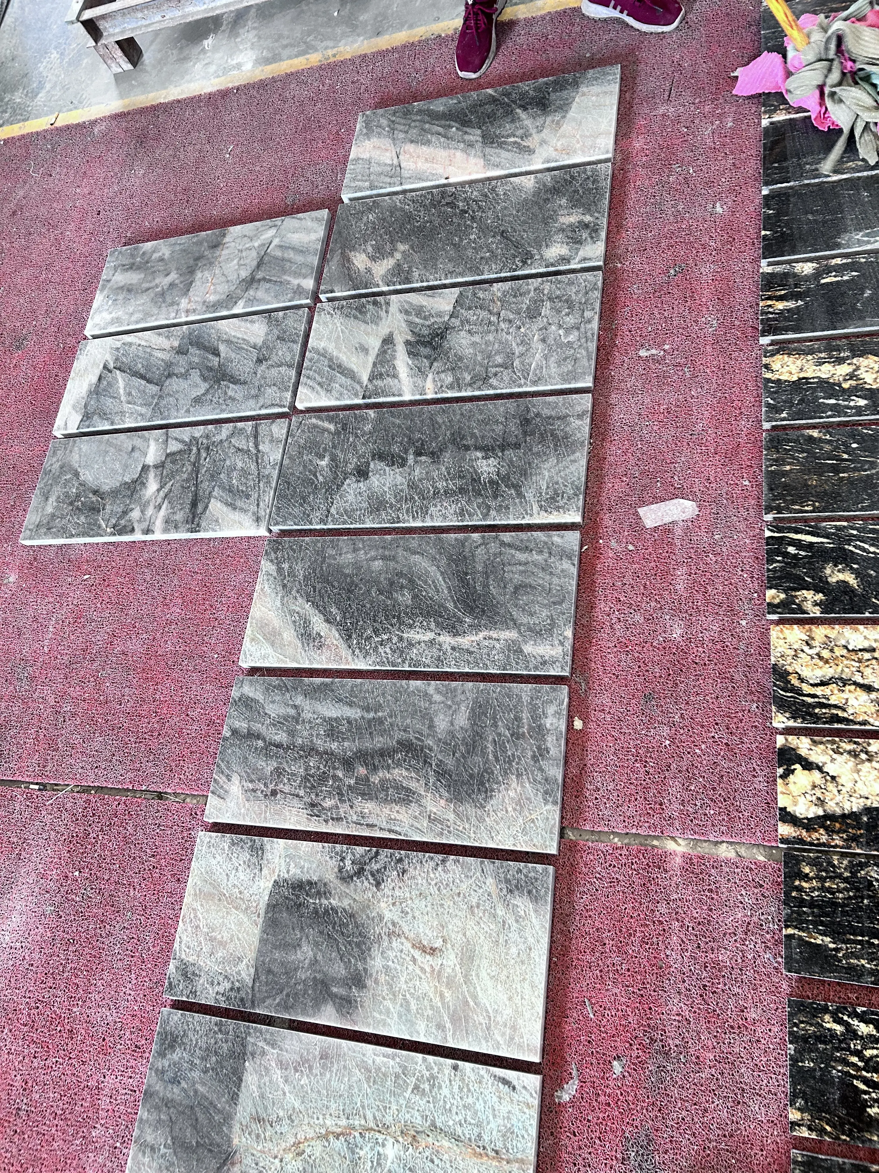 Home Front Tables Sintered Stone Large Porcelain Slabs Floor Tiles Black Galaxy Taurus Granite Marble