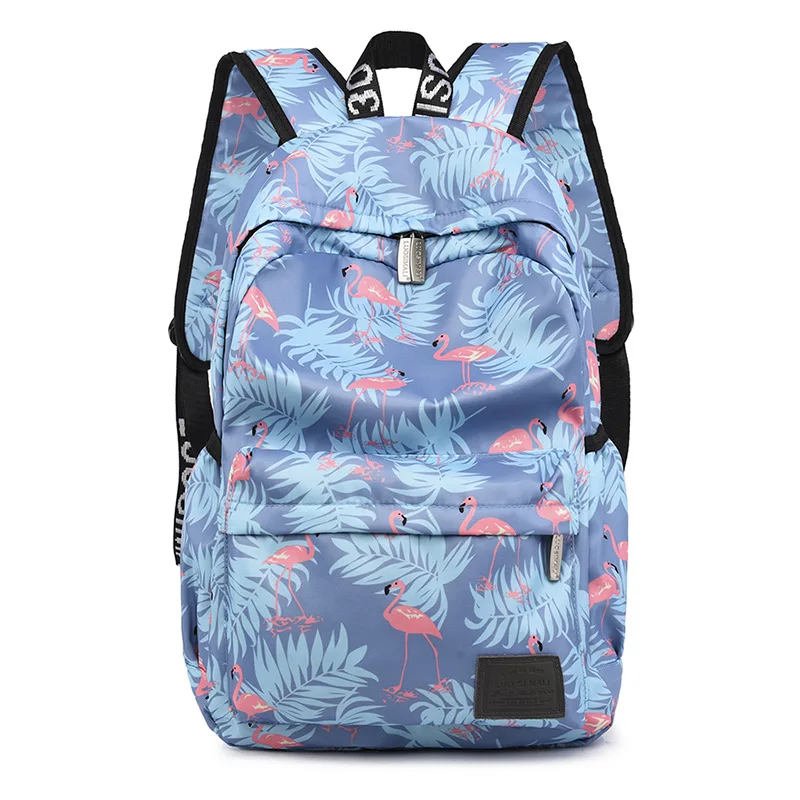 Fashion Water Resistant Custom Student Floral Backpack Summer Casual Sports Backpacks