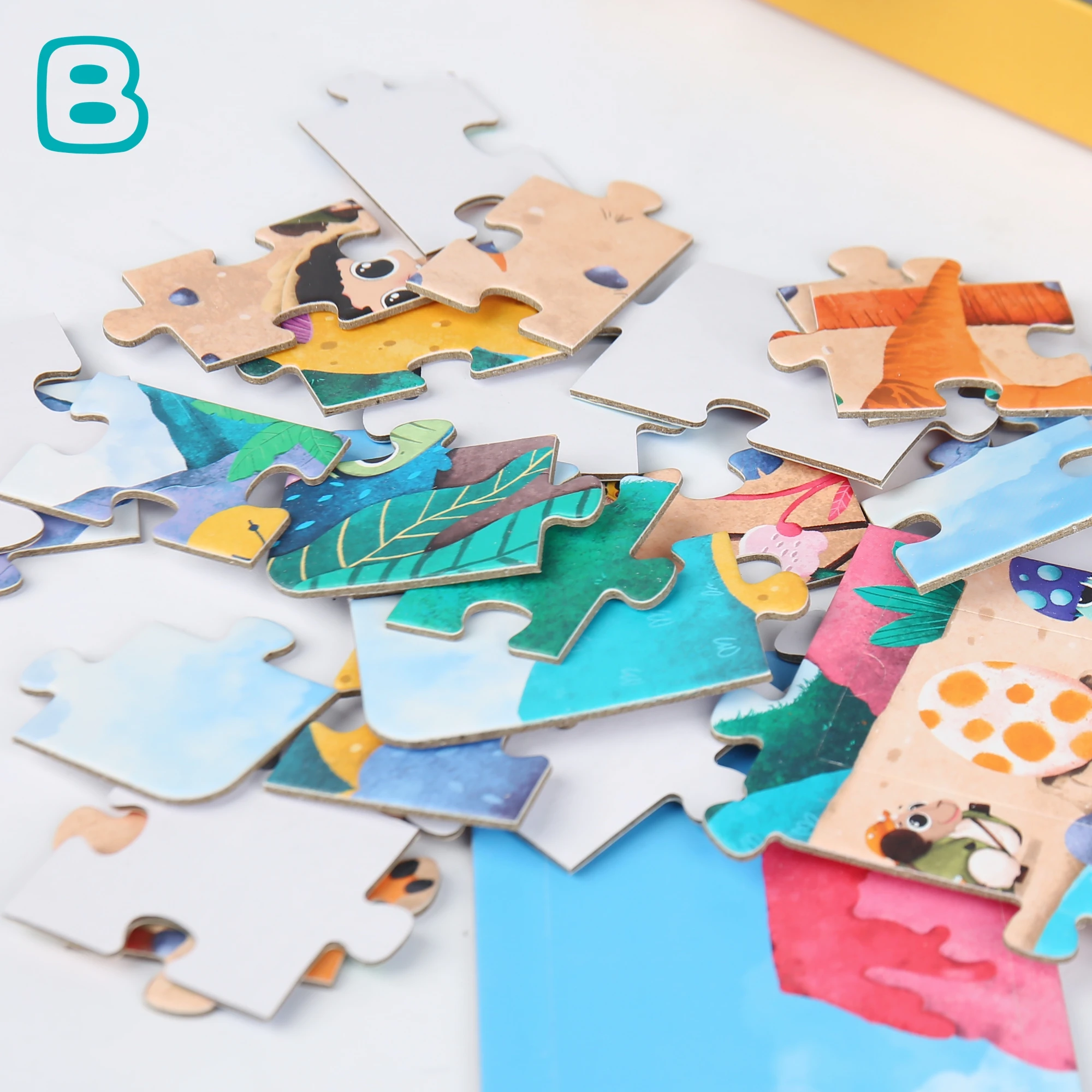 Custom Board Game Hot Sales Puzzles DIY Creative Educational 3d Wooden Jigsaw Puzzles for Family Children Kids