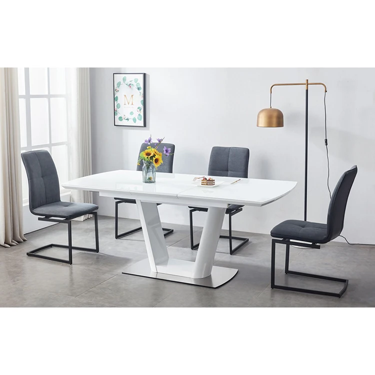 extend white quality comedor dining room set for 12 8 luxury high gloss dining table set modern outdoor 6 chairs