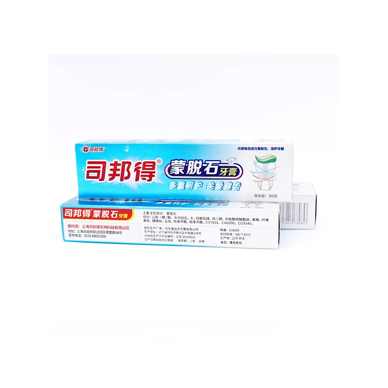 Eco-friendly cleaning formula oral care organic toothpaste remove stains bad breath white montmorillonite toothpaste cheap