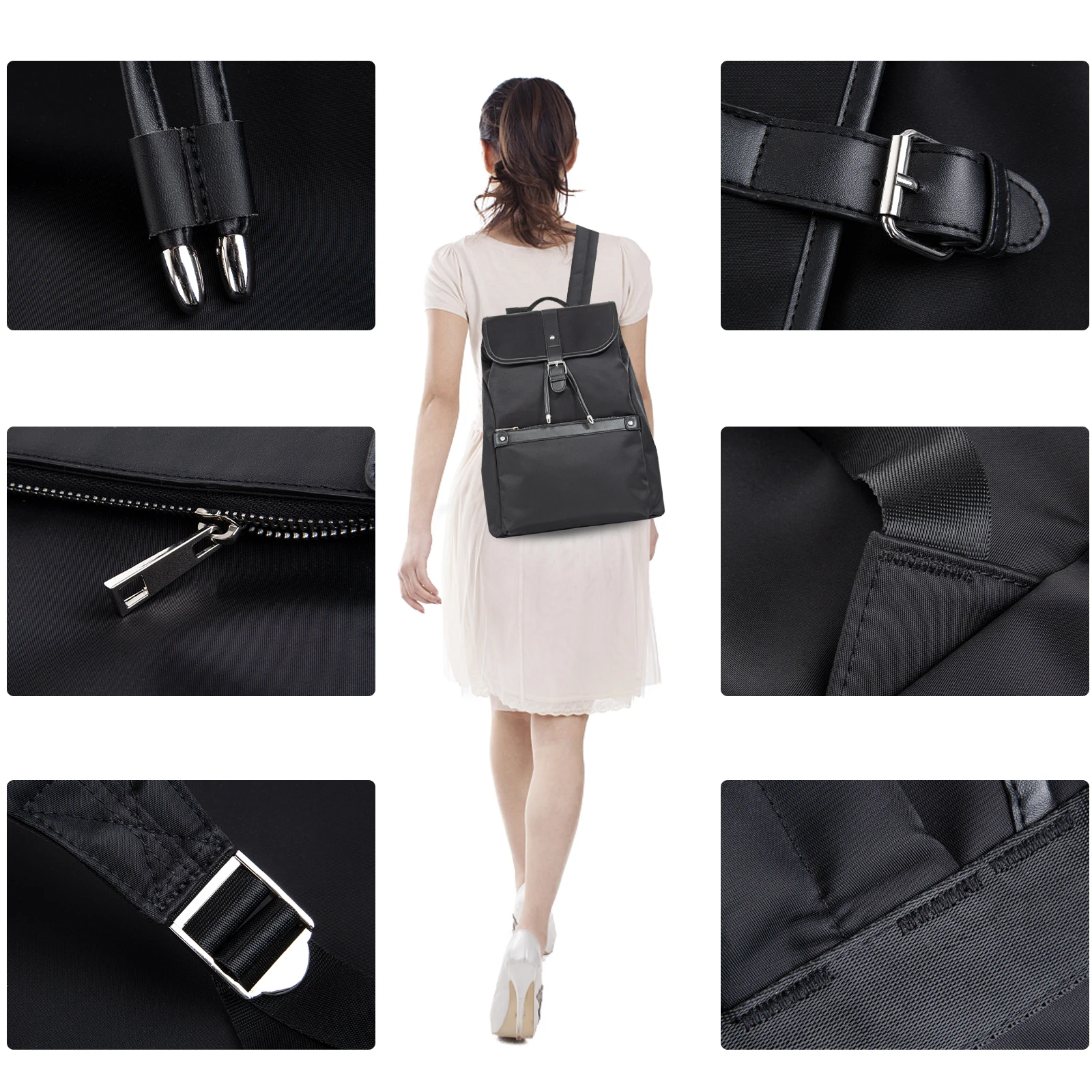 2023 Luxury Casual Backpack Collage Bag School Waterproof Kingsons for OEM