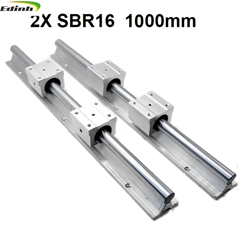 Router Sled Aluminum SBR 20 SBR16SUU SBR30 SBR50 1300mm 1600mm Polished Linear Guide Rail With Support