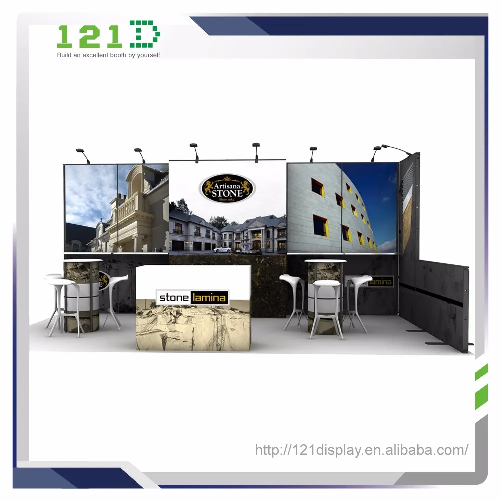 10x20 Trade Show Booth Modular Aluminum Exhibition Display Stand