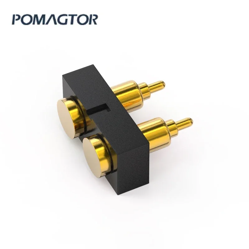 Low Moq Waterproof Spring Loaded Connector Spring Loaded Electrical Contact Pins 2 Pogo Pin Connector
