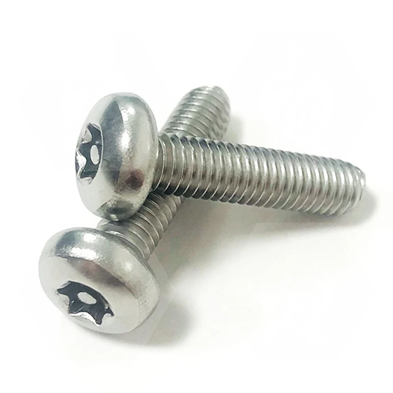 Stainless steel 304 316 iso7380 anti theft pin hex socket screw