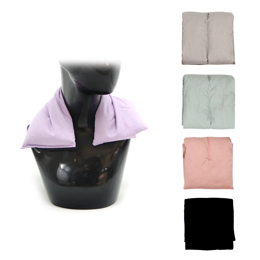 Factory direct sale heat pack microwave wheat bag for keeping neck comfortable