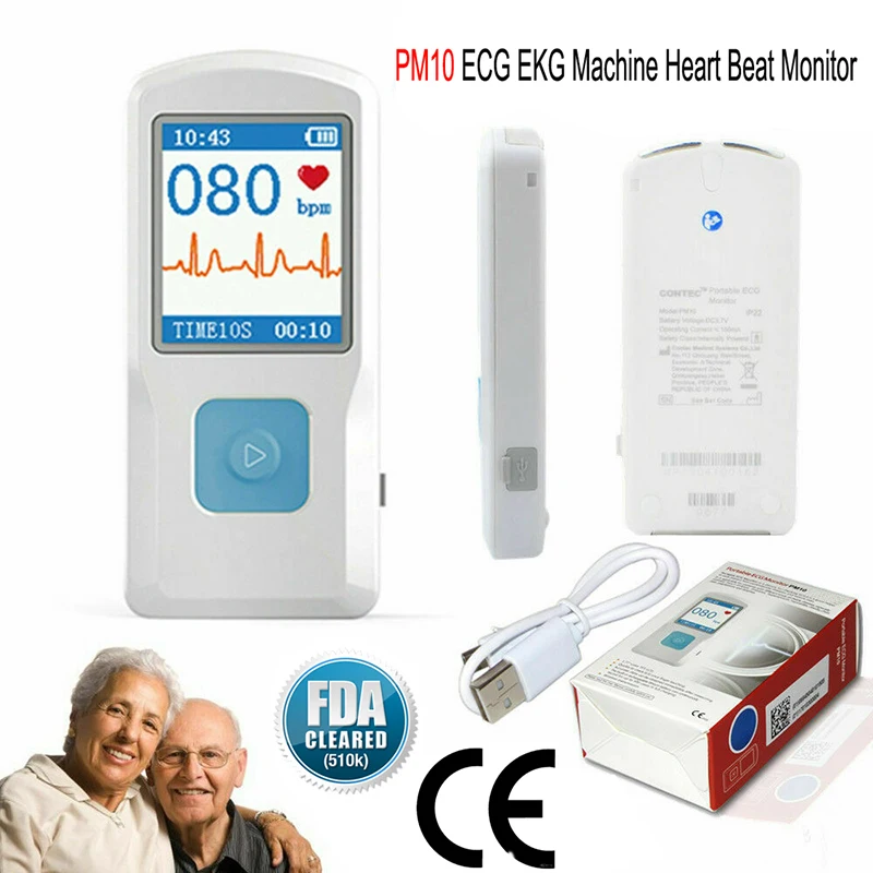 Portable Ecg Monitor Blue tooth Device Ai based Machine Holter Ecg