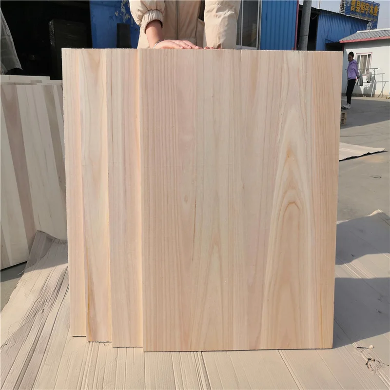 Wholesale Eco Solid Paulownia Wood Coffins Funeral material Hot Paulownia Wood Timber