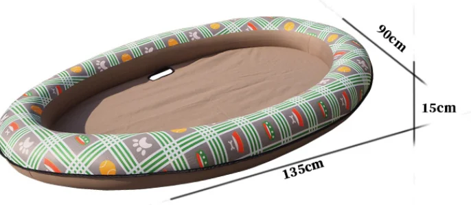 
Dog Pool Float Pet Water Toy Pool Float Swimming Pool Floating Row Bed Inflatable Beach Toy For Pet 