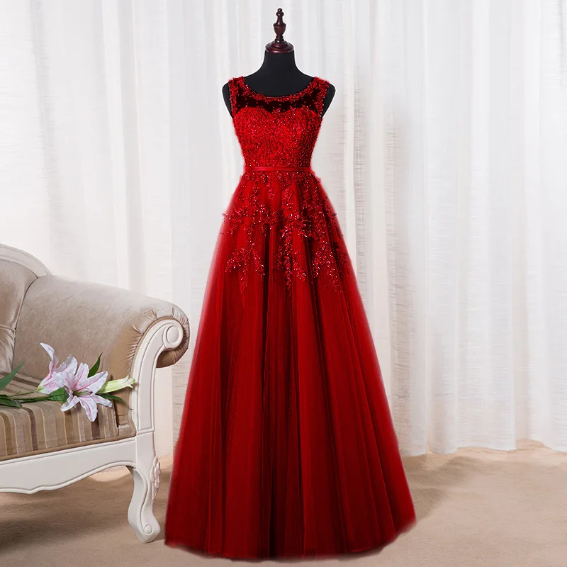 New Arrival 2022 party Dress Scoop Sleeveless Cheap Chiffon A Line Dress Floor Length vestidos de fiesta de noche