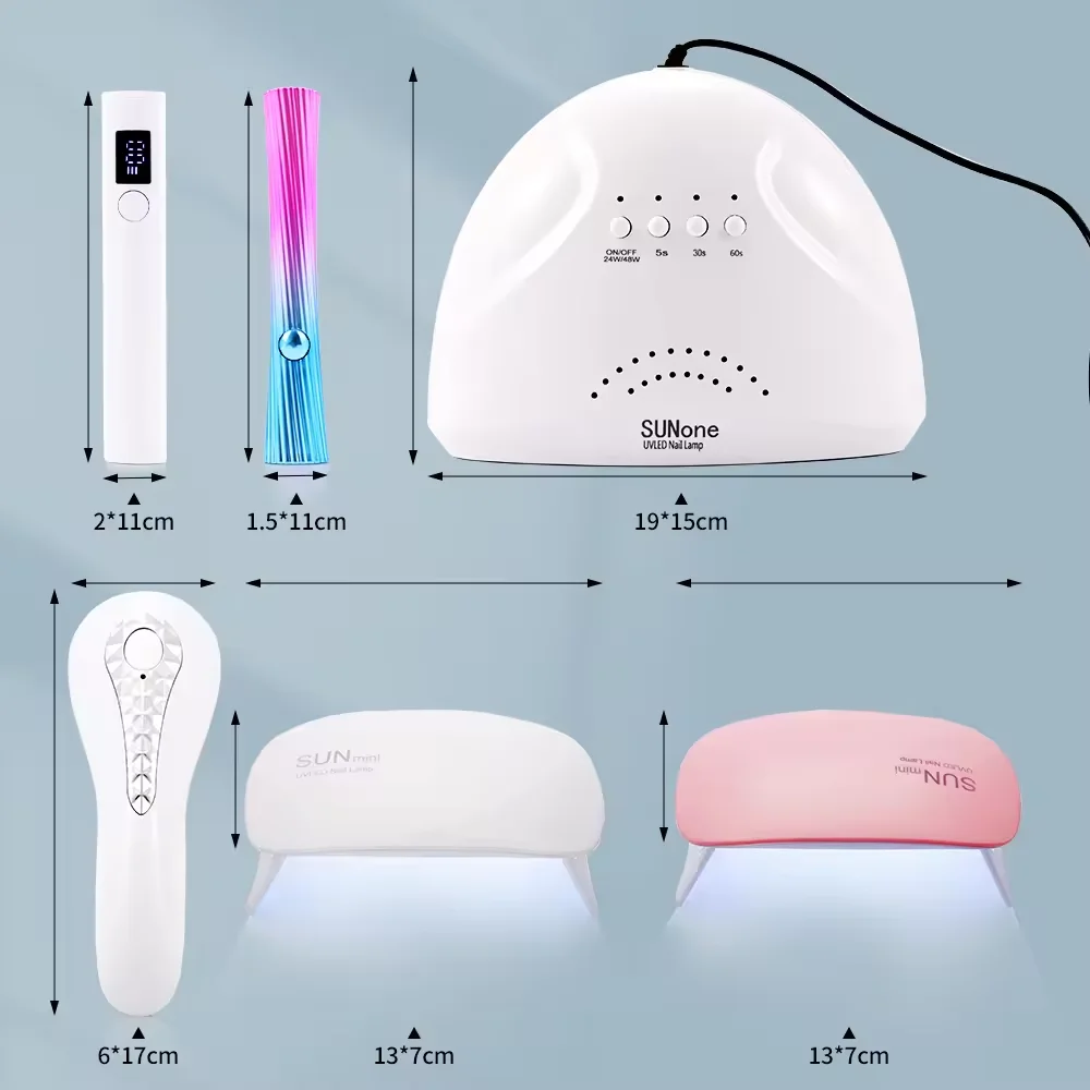 Factory Wholesale 60s/120s USB Nails Gel Dryer Manicure Cordless Handheld Rechargeable Portable LED Mini Nail UV Lamp
