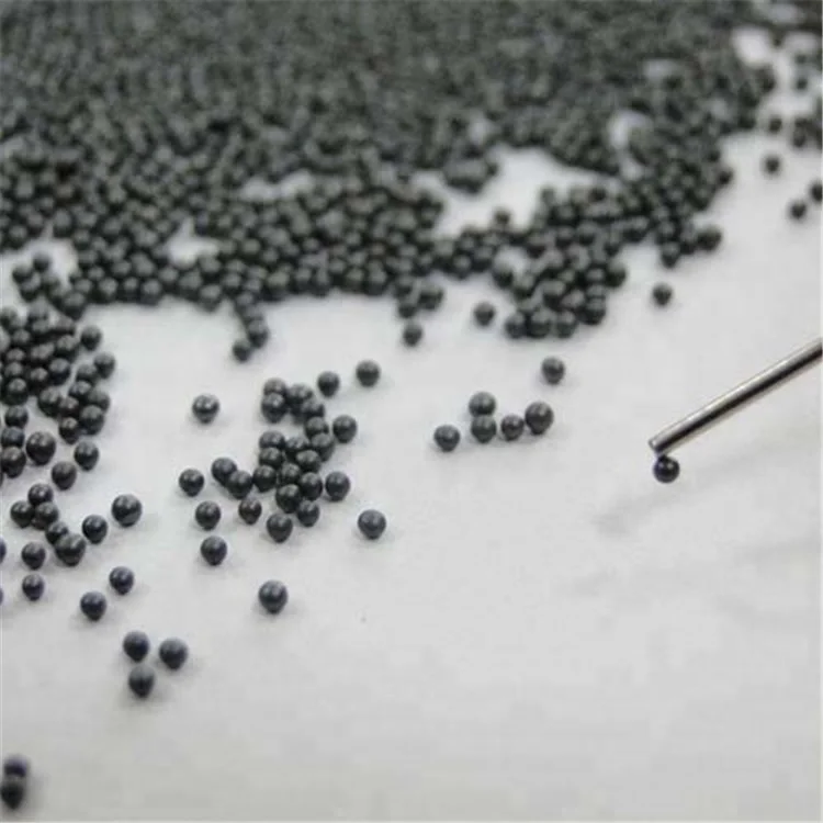 SAE Standard Shot Peening Media Abrasive Steel Shot S330 On Shot Blasting Machine