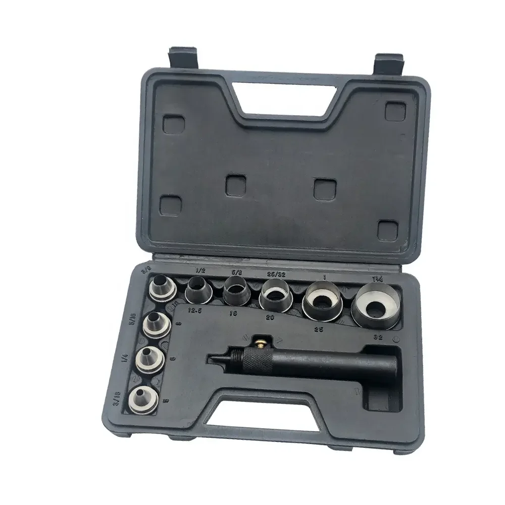 9 in 1 Hole Punch Set With Black Box Packing Changeable Hollow Punch Set