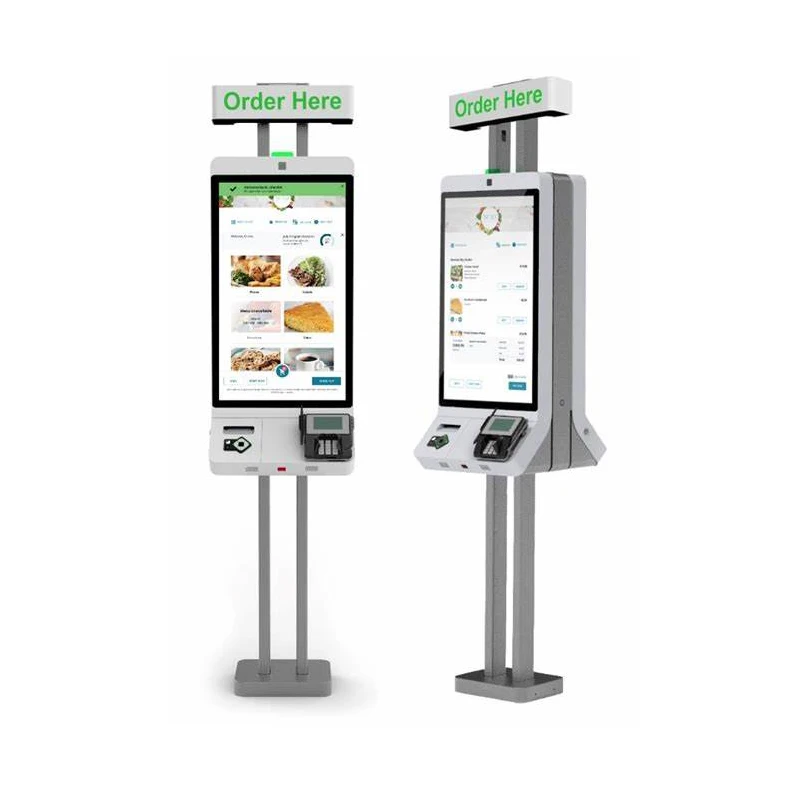 Factory direct 32inch Wall-mounted mcdonalds self-service payment ordering kiosk