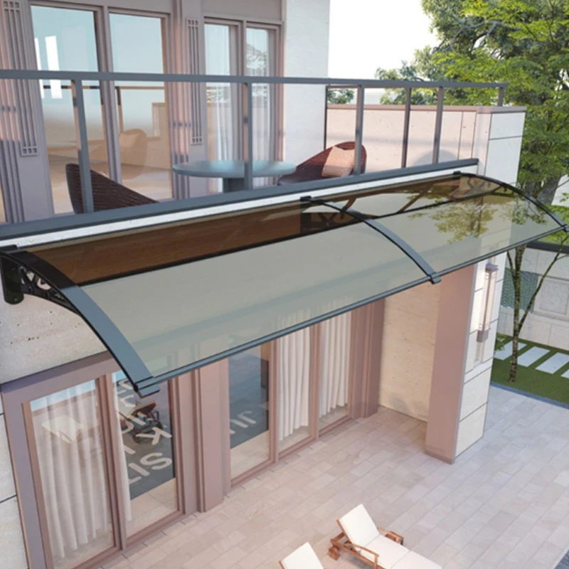 High Quality Aluminum Metal Frame Eaves canopy Canopy Awning Easy To Install Window Entrance Door Canopy