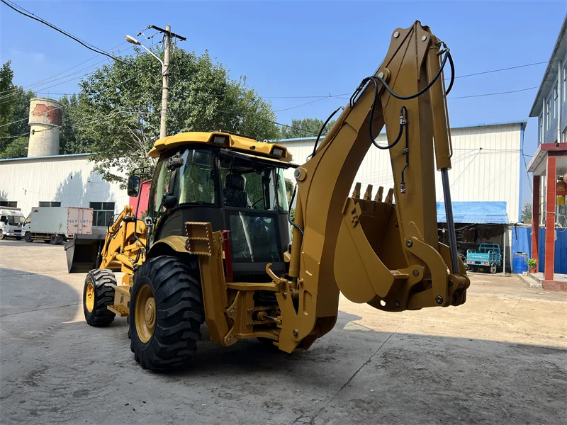 full hydraulic chinese backhoe loader new tractor loader for sale with A/C cabin