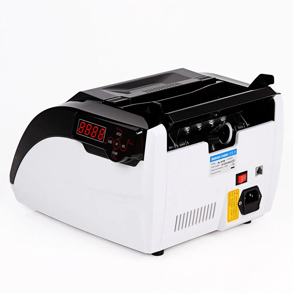 AL-6100 Money Counting Machine Fake Money Detector Bill Counter