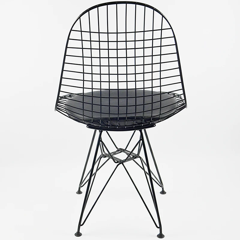 
nice deisgn Black or White Wire Chair Modern Design Classic coffee metal cheap chair 