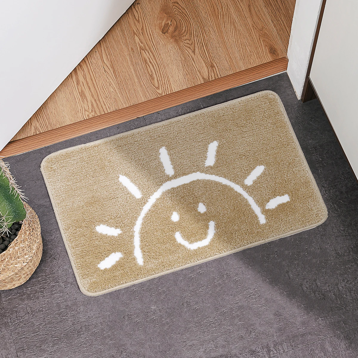 DADA Wholesale super absorbent bath mat polyester non slip foldable bath mat