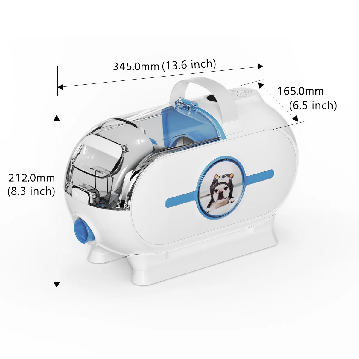 Hot sale 5-in-1 Dog Grooming Kit With Innovative Pet Vacuum Cleaner, Brush, Trimming , Crevice Tool For All Pet Hair